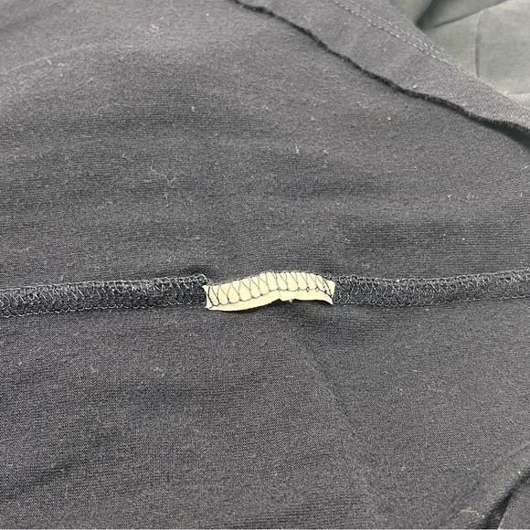 Karen Brooks Black Short Sleeve Tunic Top Size 2X Gold Stud Viscose Spandex Knit - Picture 9 of 12